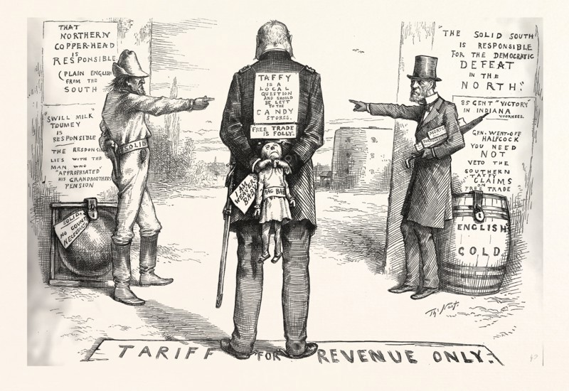"CHANGE IS NECESSARY", "WHO SHOULD WITHDRAW?" Engraving 1880, US, USA, America, POLITICS, POLITICAL, POLITIC, CAMPAIGN, PATRIOTIC, US, USA, America, UNITED STATES, AMERICAN, ENGRAVING 1880