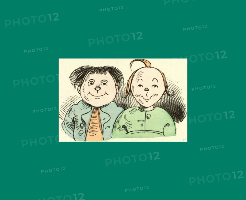Schnaken and schnurren, 1866, Mosquitoes and purring, Wilhelm Busch, 1832 - 1908, German artist, humorist, poet, illustrator and painter. A humorous story in pictures from the writer and illustrator ofMax und Moritz, Munchener Bilderbogen and Fliegende Blatter. Children's literature from the 19th century, comic illustrated cautionary tales
