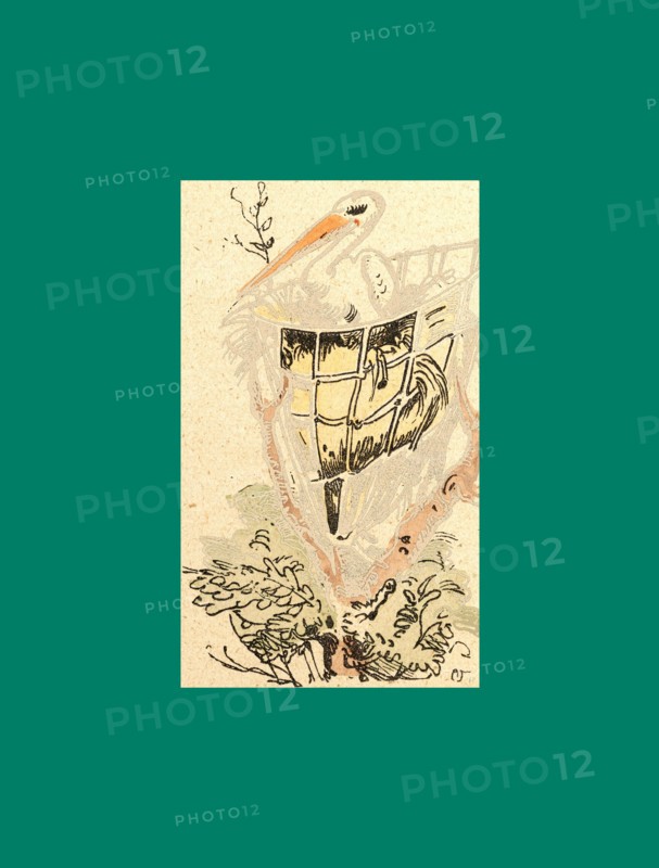 Schnaken and schnurren, 1866, Mosquitoes and purring, Wilhelm Busch, 1832 - 1908, German artist, humorist, poet, illustrator and painter. A humorous story in pictures from the writer and illustrator ofMax und Moritz, Munchener Bilderbogen and Fliegende Blatter. Children's literature from the 19th century, comic illustrated cautionary tales