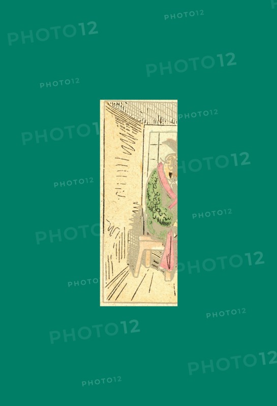 Schnaken and schnurren, 1866, Mosquitoes and purring, Wilhelm Busch, 1832 - 1908, German artist, humorist, poet, illustrator and painter. A humorous story in pictures from the writer and illustrator ofMax und Moritz, Munchener Bilderbogen and Fliegende Blatter. Children's literature from the 19th century, comic illustrated cautionary tales