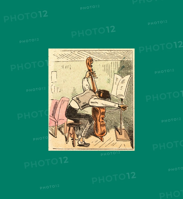 Schnaken and schnurren, 1866, Mosquitoes and purring, Wilhelm Busch, 1832 - 1908, German artist, humorist, poet, illustrator and painter. A humorous story in pictures from the writer and illustrator ofMax und Moritz, Munchener Bilderbogen and Fliegende Blatter. Children's literature from the 19th century, comic illustrated cautionary tales