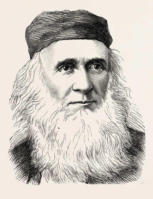 HIRAM POWERS (SCULPTOR), 1890 engraving