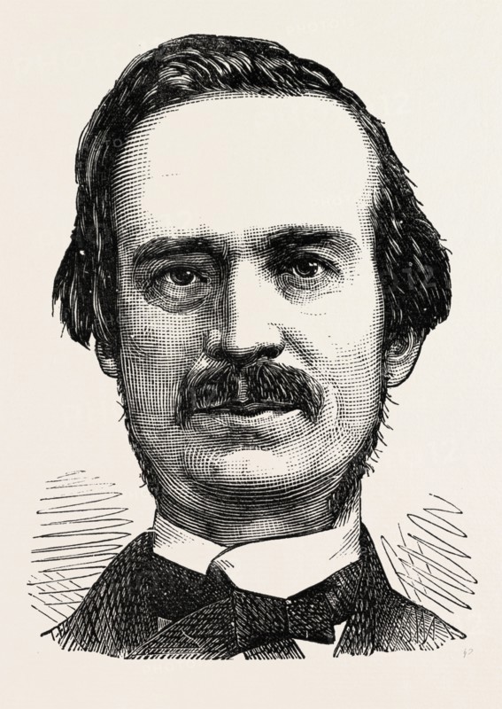 URBANO RATTAZZI, 1808-1873, ITALIAN STATESMAN, ITALY, 1890 engraving