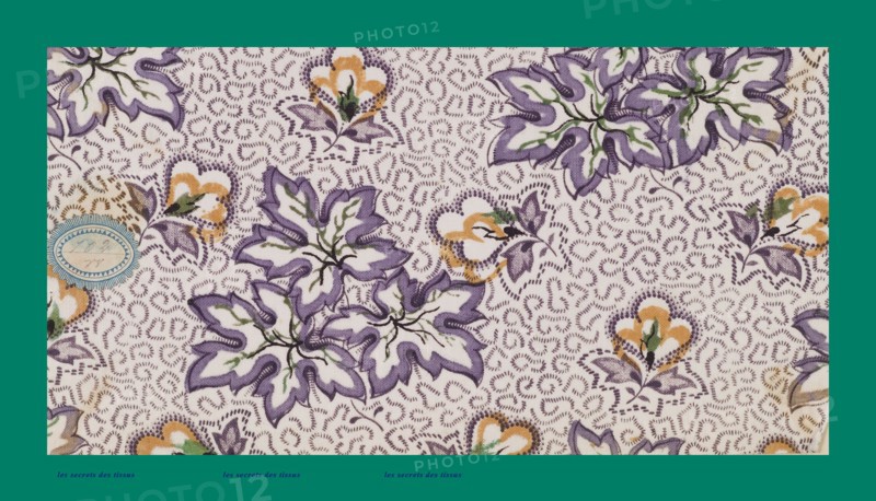 French fabrics; first half of the nineteenth century; 1800; 1810; 1820; 1830; 1840; 1850