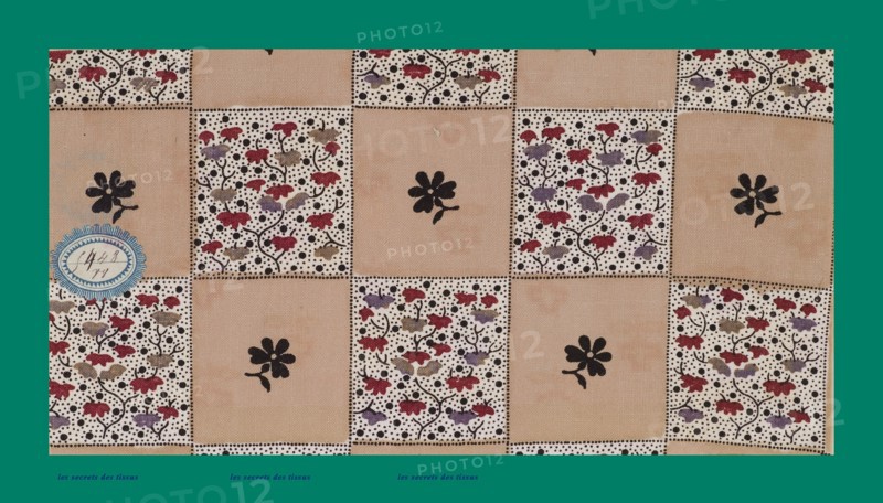 French fabrics; first half of the nineteenth century; 1800; 1810; 1820; 1830; 1840; 1850