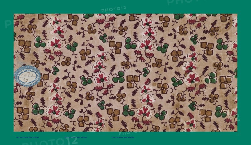 French fabrics; first half of the nineteenth century; 1800; 1810; 1820; 1830; 1840; 1850