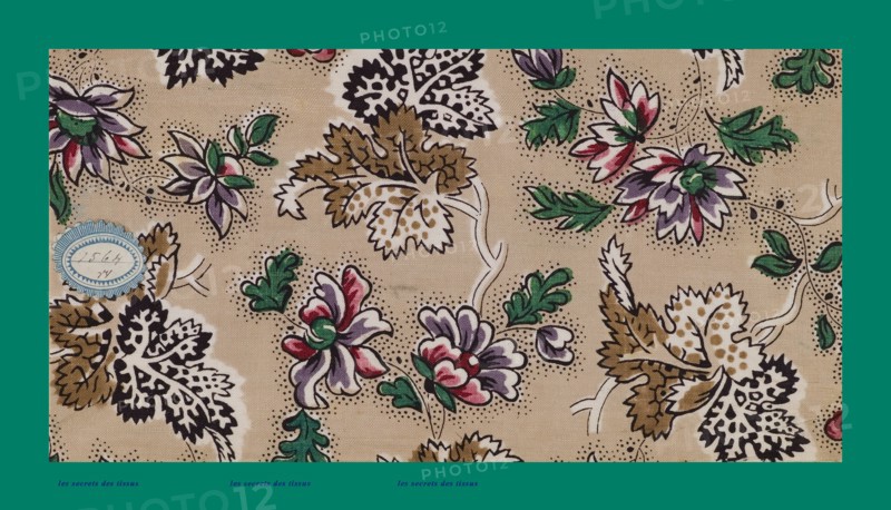 French fabrics; first half of the nineteenth century; 1800; 1810; 1820; 1830; 1840; 1850
