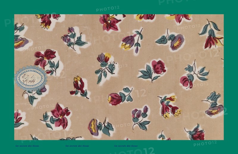 French fabrics; first half of the nineteenth century; 1800; 1810; 1820; 1830; 1840; 1850