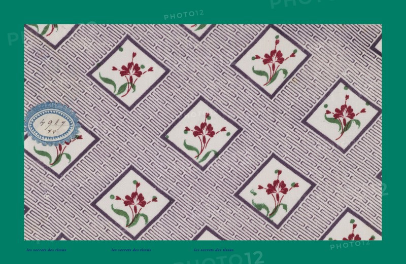 French fabrics; first half of the nineteenth century; 1800; 1810; 1820; 1830; 1840; 1850