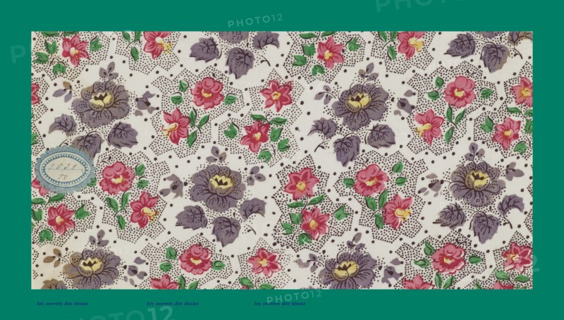 French fabrics; first half of the nineteenth century; 1800; 1810; 1820; 1830; 1840; 1850
