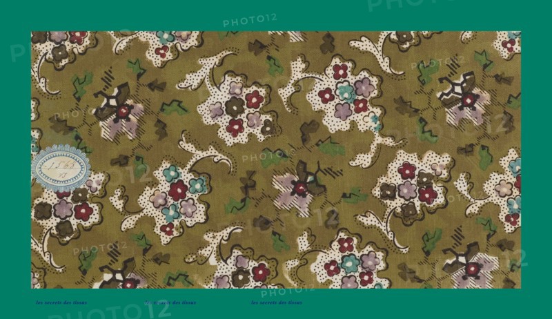 French fabrics; first half of the nineteenth century; 1800; 1810; 1820; 1830; 1840; 1850