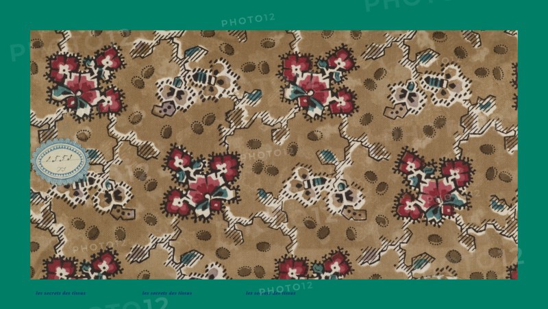 French fabrics; first half of the nineteenth century; 1800; 1810; 1820; 1830; 1840; 1850