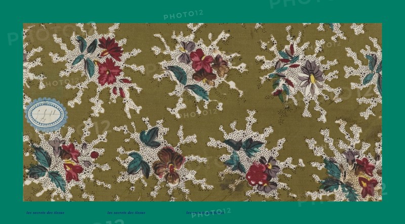 French fabrics; first half of the nineteenth century; 1800; 1810; 1820; 1830; 1840; 1850