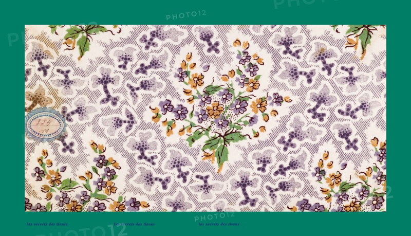French fabrics; first half of the nineteenth century; 1800; 1810; 1820; 1830; 1840; 1850