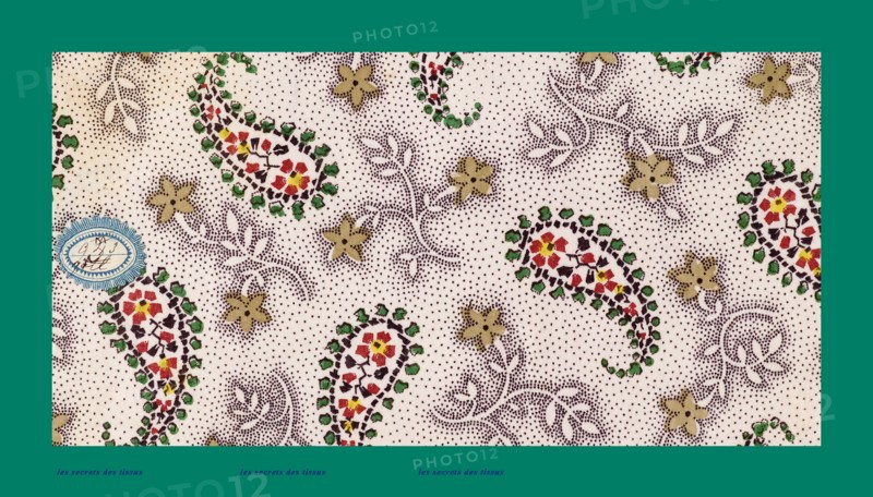 French fabrics; first half of the nineteenth century; 1800; 1810; 1820; 1830; 1840; 1850