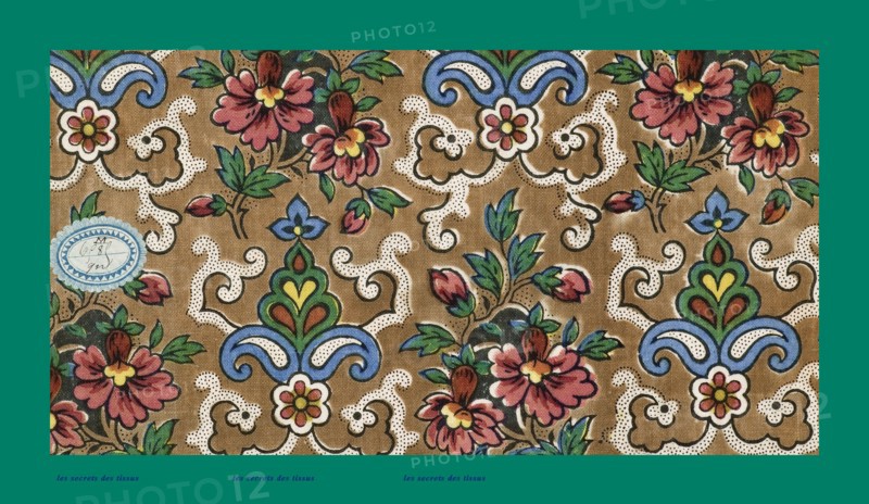 French fabrics; first half of the nineteenth century; 1800; 1810; 1820; 1830; 1840; 1850