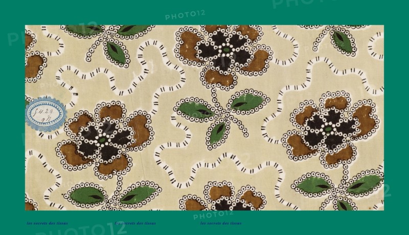 French fabrics; first half of the nineteenth century; 1800; 1810; 1820; 1830; 1840; 1850