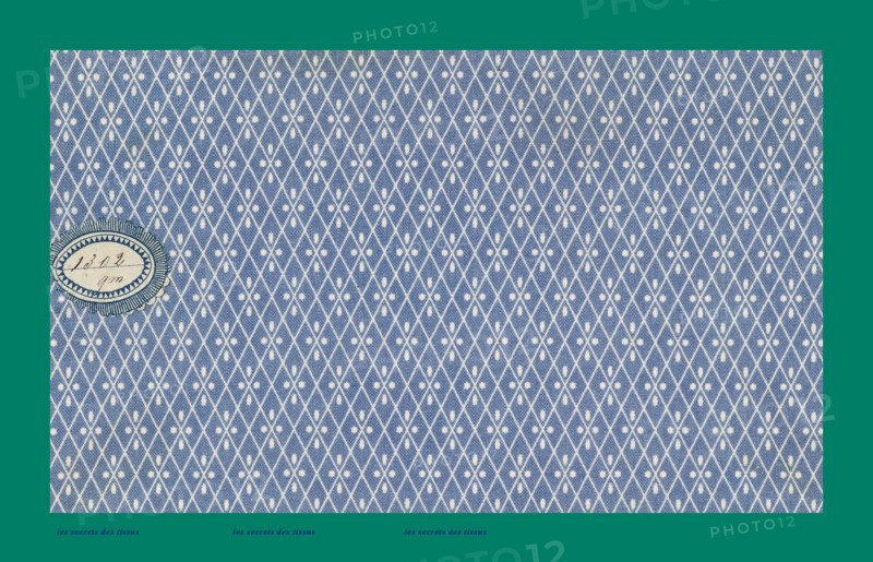 French fabrics; first half of the nineteenth century; 1800; 1810; 1820; 1830; 1840; 1850