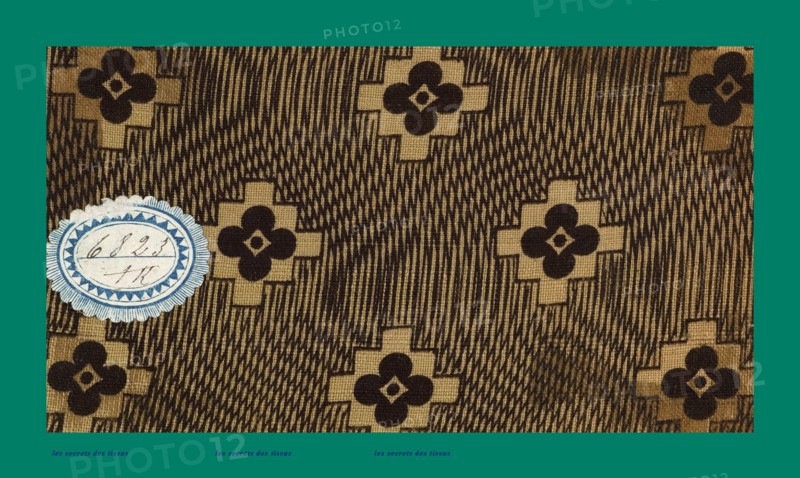 French fabrics; first half of the nineteenth century; 1800; 1810; 1820; 1830; 1840; 1850