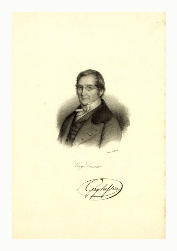 Gay-Lussac,  litho by Delpech.