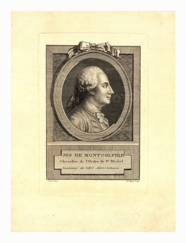 Jos. de Montgolfier, chevalier de l'ordre de St. Michel