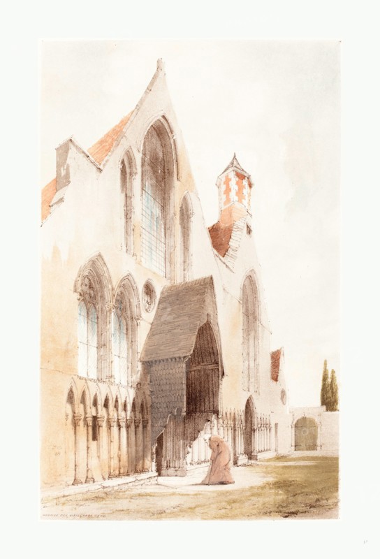 Thomas Shotter Boys (British, 1803  1874 ), Hospice des Viellards, Gand, 1839, color lithograph