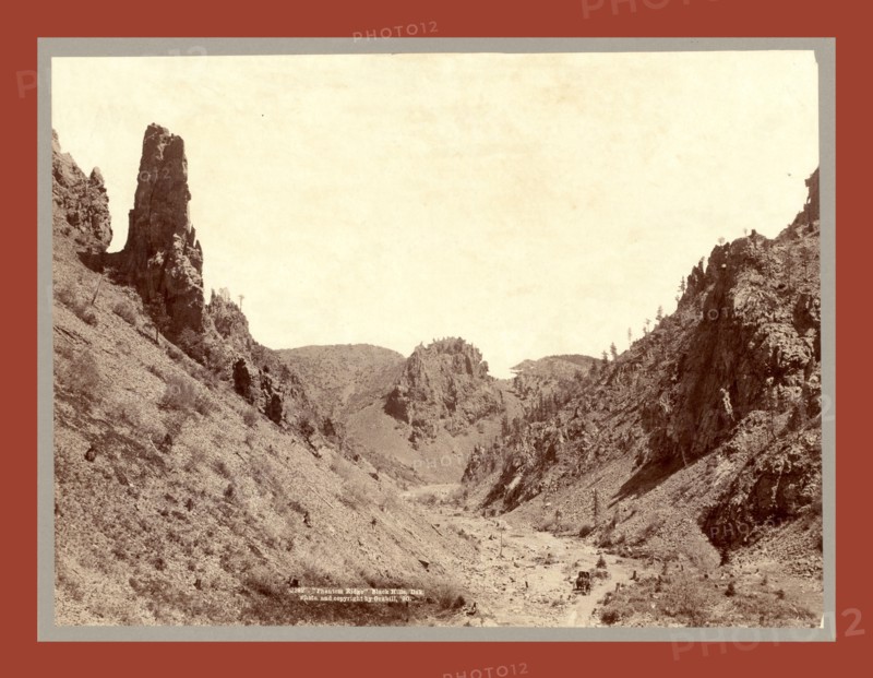 Phantom Ridge, Black Hills, Dak., John C. H. Grabill was an american photographer. In 1886 he opened his first photographic studio