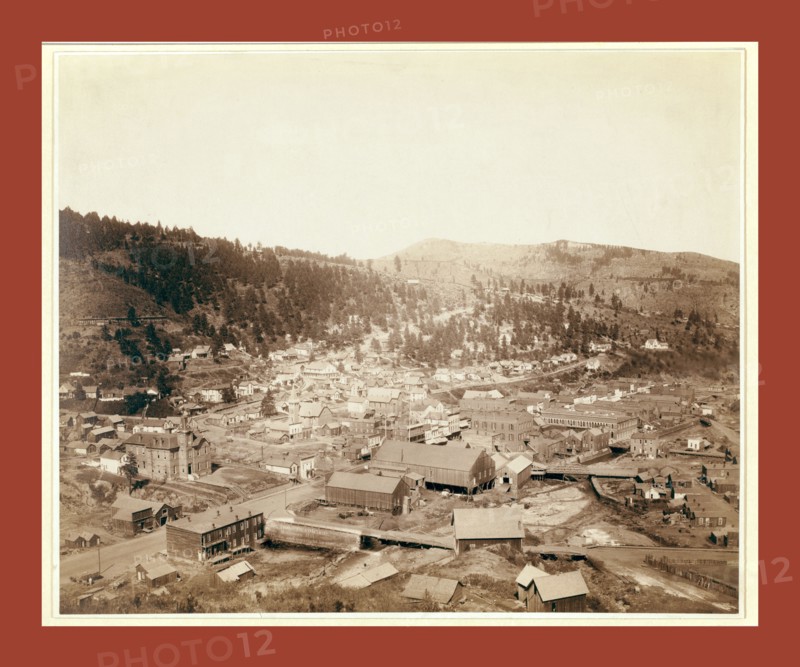 Deadwood, [S.D.] from McGovern Hill, John C. H. Grabill was an american photographer. In 1886 he opened his first photographic studio