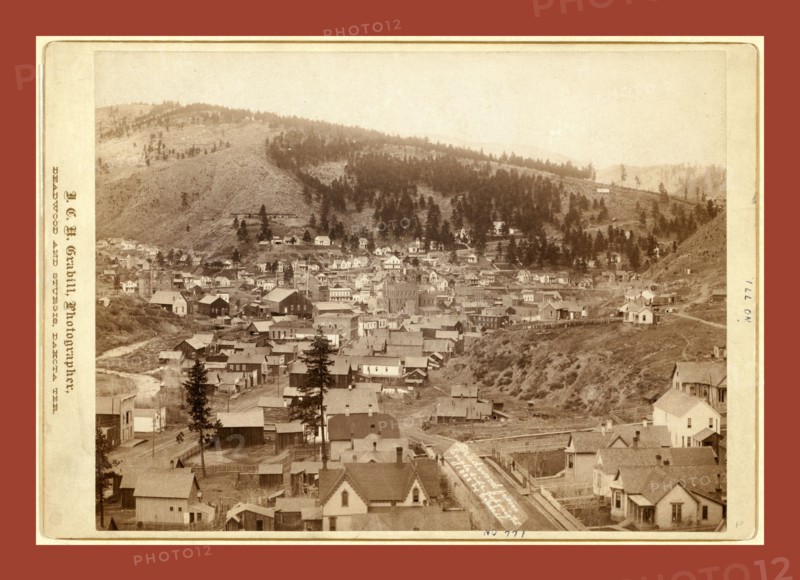 Deadwood, [S.D.] from Engleside, John C. H. Grabill was an american photographer. In 1886 he opened his first photographic studio