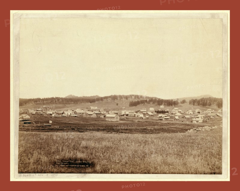 Custer City. Custer City, Dak. from the east, John C. H. Grabill was an american photographer. In 1886 he opened his first photographic studio