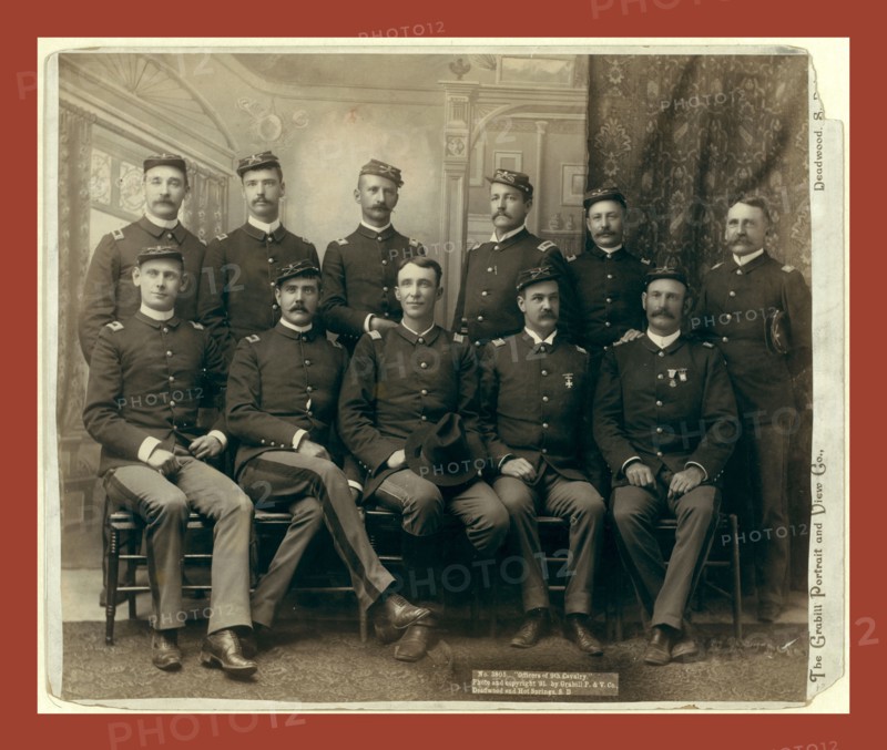Officers of the 9th Cavalry, John C. H. Grabill was an american photographer. In 1886 he opened his first photographic studio