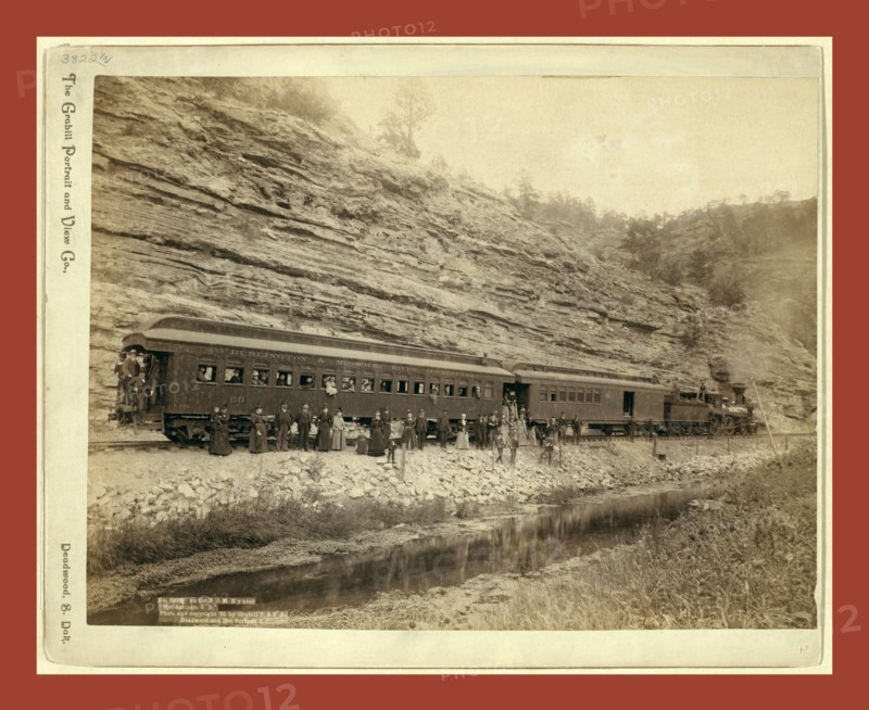 On the Burlington and Missouri River R'y near Hot Springs, S.D., John C. H. Grabill was an american photographer. In 1886 he opened his first photographic studio
