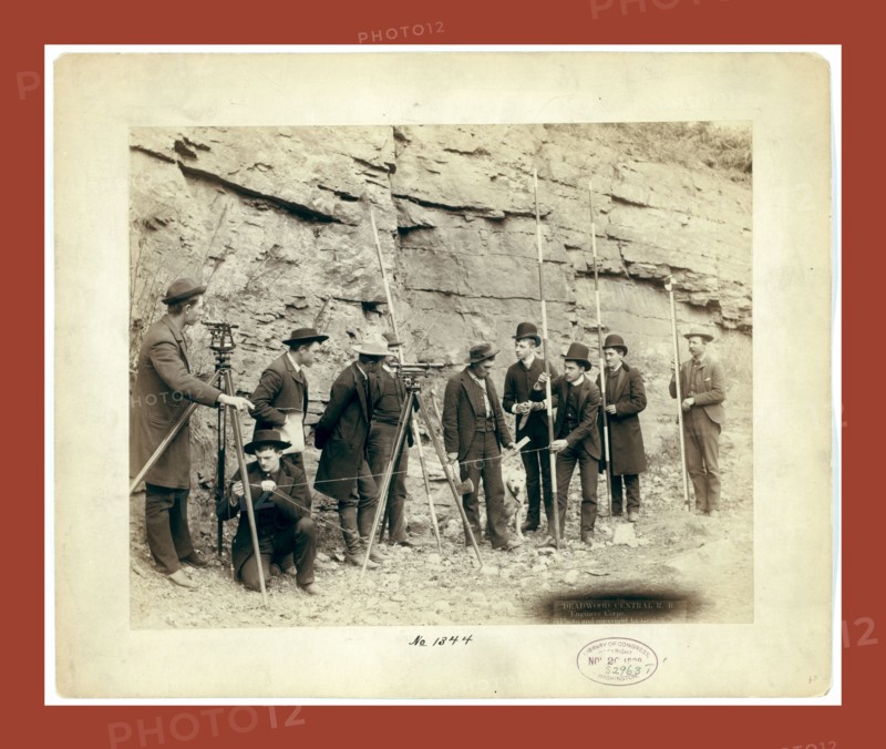 Deadwood Central R.R. Engineer Corps, John C. H. Grabill was an american photographer. In 1886 he opened his first photographic studio