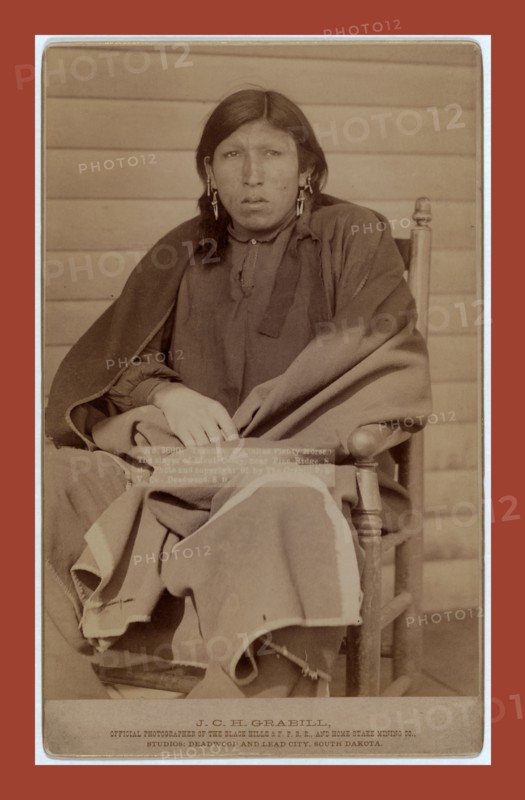 Tasunka, Ota (alias Plenty Horse[s]), the slayer of Lieut. Casey, near Pine Ridge, S.D., John C. H. Grabill was an american photographer. In 1886 he opened his first photographic studio