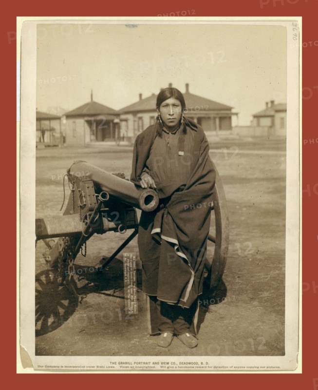 Tasunka, Ota (alias Plenty Horse[s]), the slayer of Lieut. Casey, near Pine Ridge, S.D., John C. H. Grabill was an american photographer. In 1886 he opened his first photographic studio