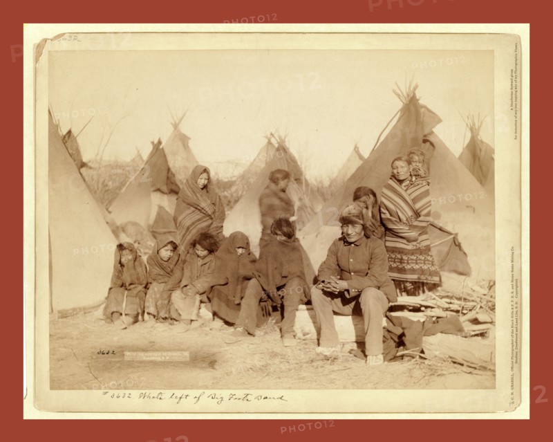 What's left of Big Foot's band, John C. H. Grabill was an american photographer. In 1886 he opened his first photographic studio
