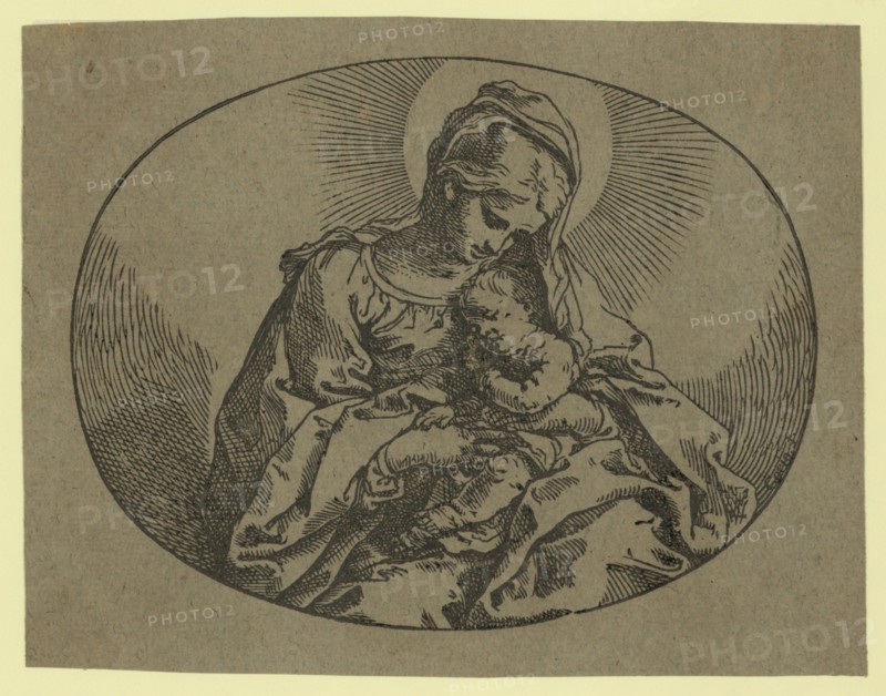 The Virgin and Child, between 1630 and 1655, Coriolano, Bartolomeo, approximately 1599-approximately 1676