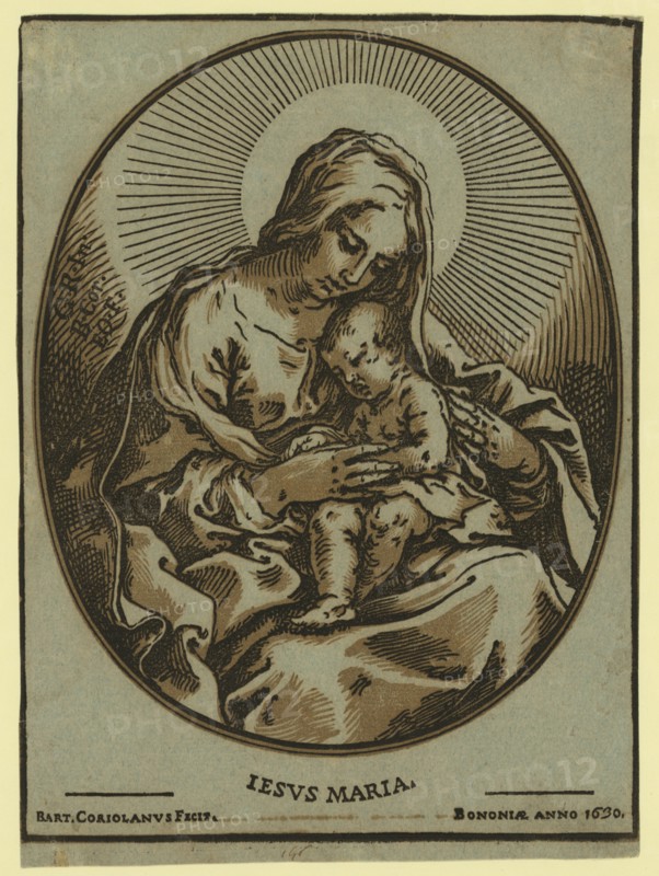 The Virgin and Child, Coriolano, Bartolomeo, approximately 1599-approximately 1676
