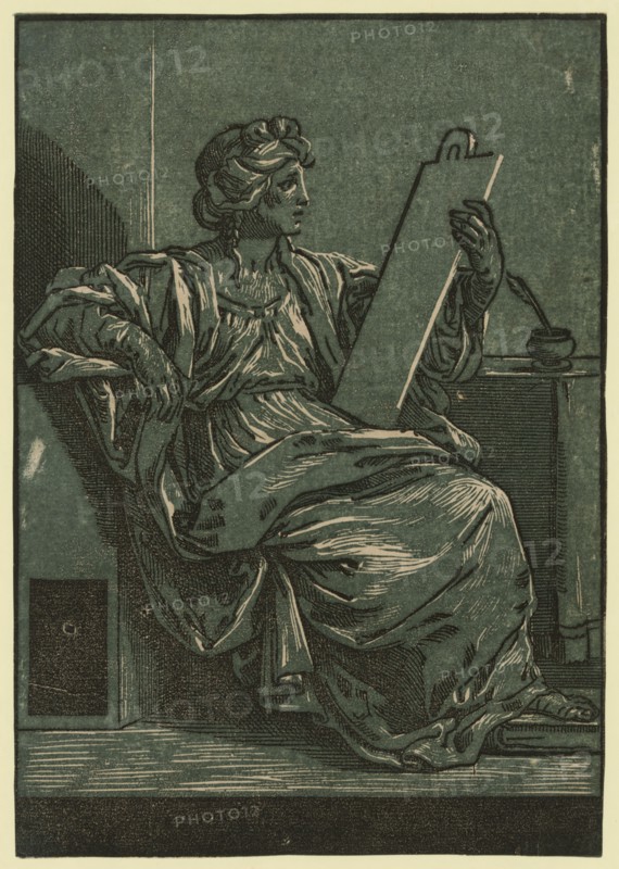 Sibyll holding a tablet, between 1630 and 1655, Coriolano, Bartolomeo, approximately 1599-approximately 1676
