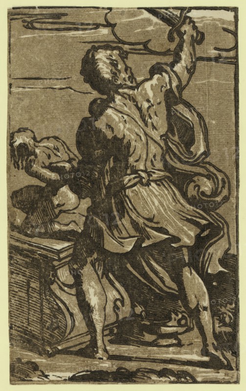 The sacrifice of Abraham, between ca. 1520 and 1700, Parmigianino, 1503-1540