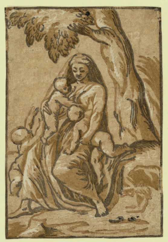 Charity, between 1540 and 1610, Vicentino, Giuseppe Niccolo, approximately 1510-