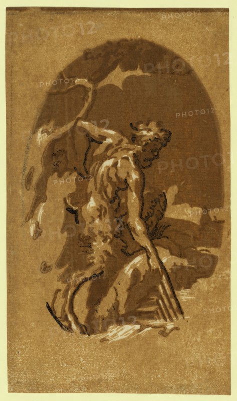 Pan, between 1500 and 1530, Carpi, Ugo da, 1480-approximately 1532