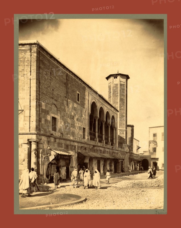 Tunis, Tunisia, Neurdein brothers 1860 1890, the Neurdein photographs of Algeria including Byzantine and Roman ruins in Tébessa and Thamugadi; mosques, shrines, public buildings, palaces, and street scenes in Mostaganem, Biskra, Algiers, Tlemcen, Constantine, Oran, and Sidi Bel AbbÃ¨s; and the cathedral at Carthage. Portraits of Algerian people include Berbers, Ouled NaÃ¯l women, and prisoners in Annaba. Tunisian views include mosques, buildings, and street scenes in Tunis.