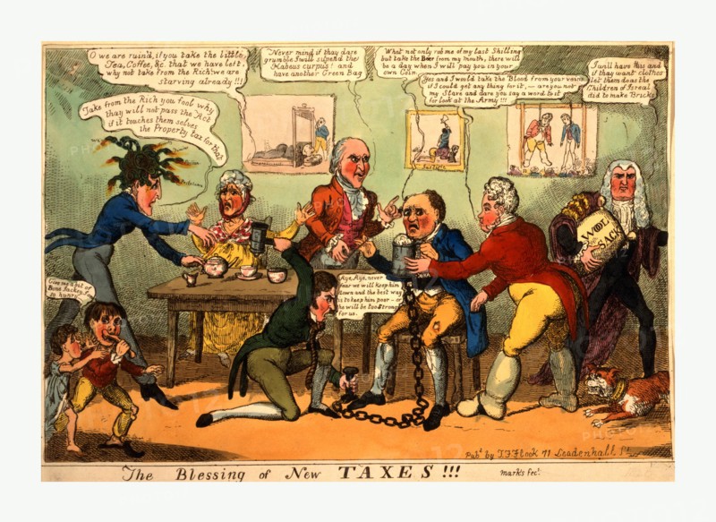 The blessing of new taxes!!! Engraving