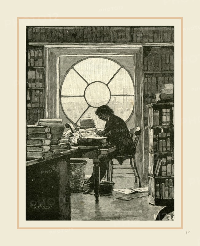 Washington, the Library of the White House, 19th Century