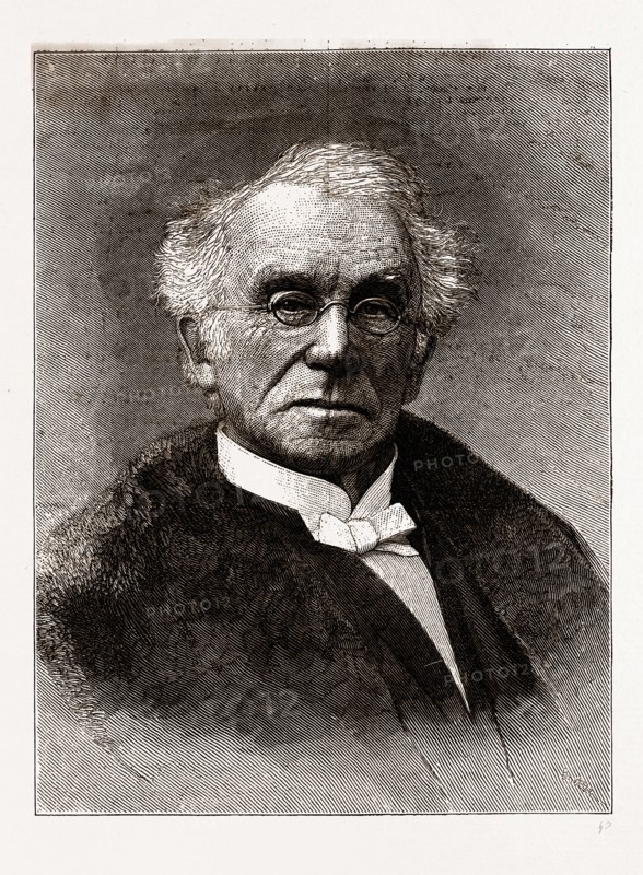 THE REV. WILLIAM ADAMS, D.D., LL.D, USA, America, 19th century engraving