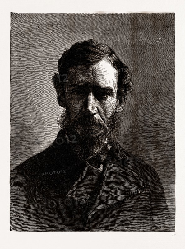 SANFORD R. GIFFORD, USA, America, 19th century engraving