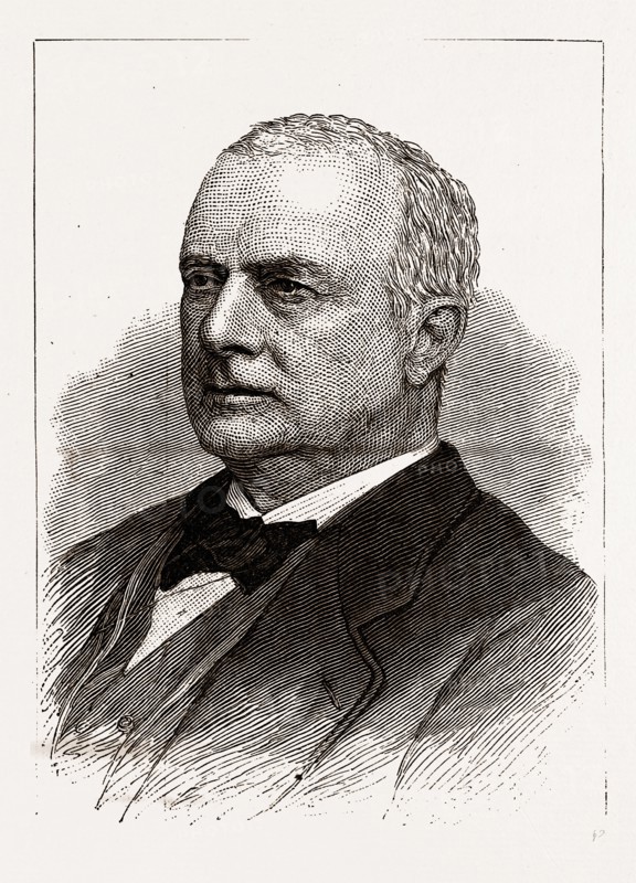 THE HON. G. C. LUDLOW, GOVERNOR-ELECT OF NEW JERSEY, 19th century engraving, USA, America