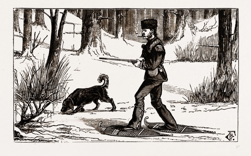 British Columbia, a province located on the west coast of Canada, MARCH ON THE CRUST, PLEASURE, 19th century engraving