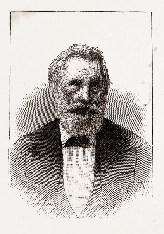 HON. 0. M. ROBERTS, GOVERNOR OF TEXAS, 1880, 19th century engraving, USA, America